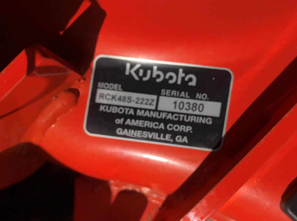 2008 Kubota ZG222-48S - 1896