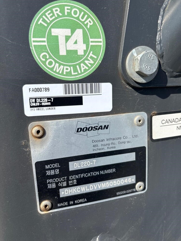 DOOSAN DL220-7 - 0101FA000789